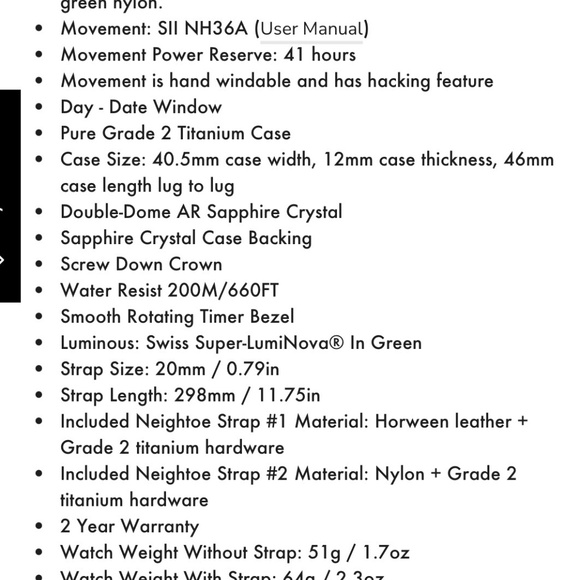 Big idea Design Titanium Field Watch Automatic - Picture 11 of 12